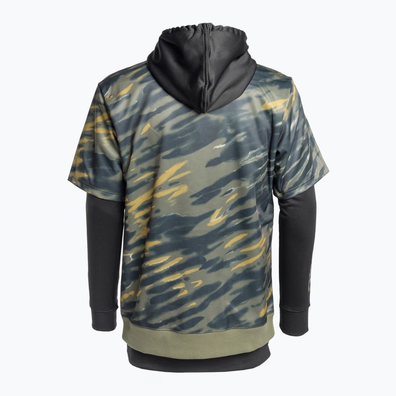 Bluza snowboardowa męska DC Dryden angled tie dye ivy green 8