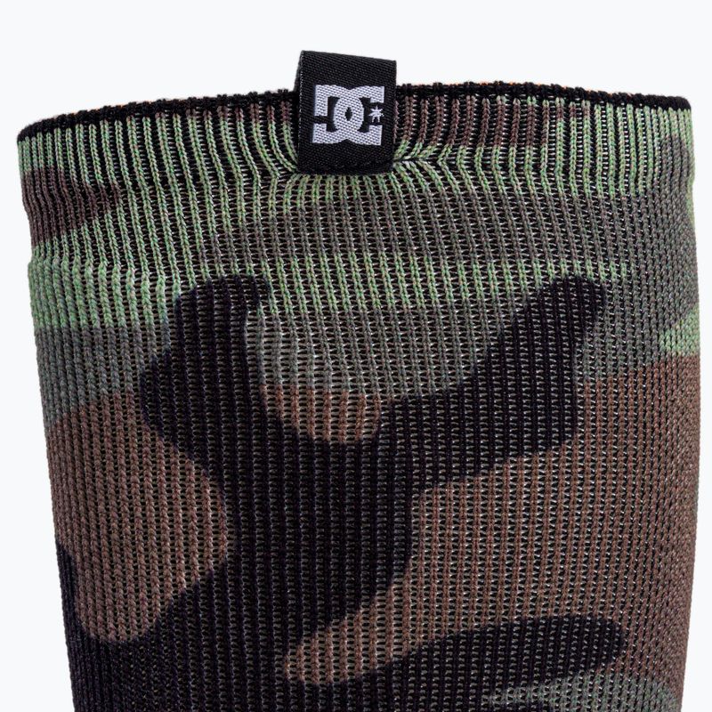 Skarpety snowboardowe męskie DC Summit woodland camo green 3