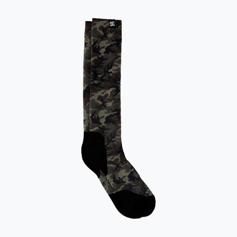 Skarpety snowboardowe męskie DC Summit woodland camo green 4
