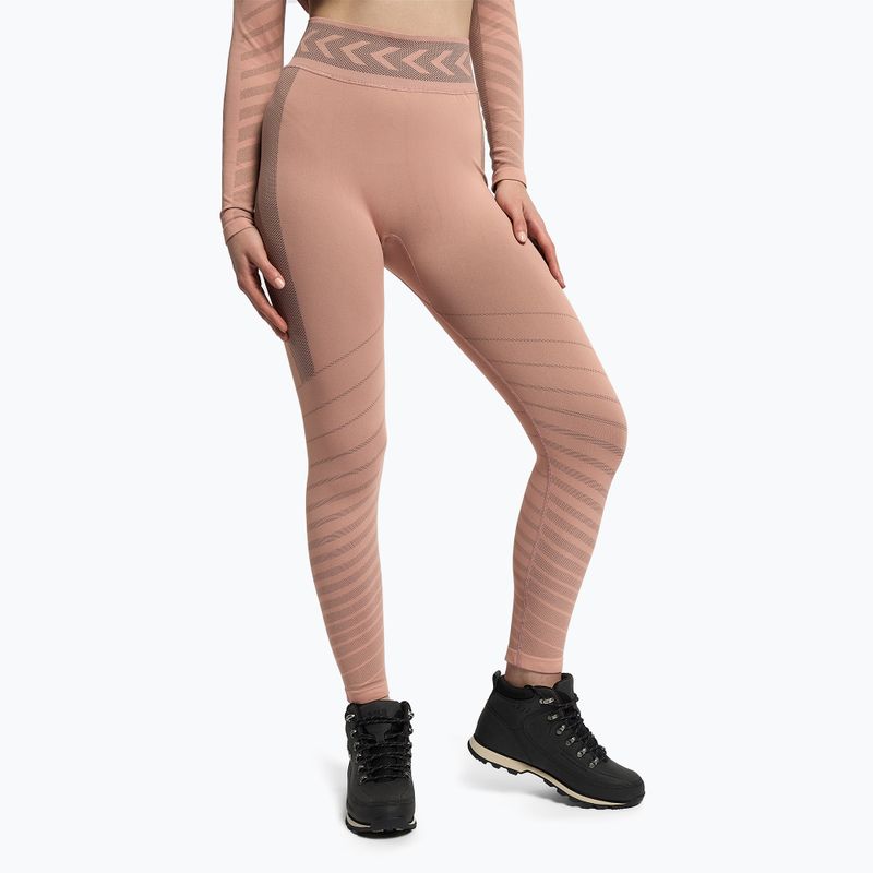 Spodnie termoaktywne damskie ROXY Base Layer gray violet
