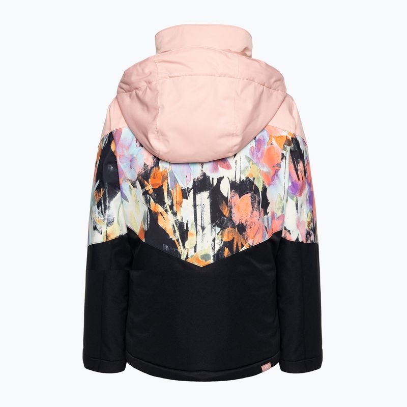 Kurtka snowboardowa dziecięca ROXY Whist true black tenderness 2
