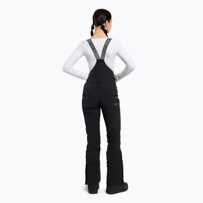 Spodnie snowboardowe damskie ROXY Summit Bib true black 4