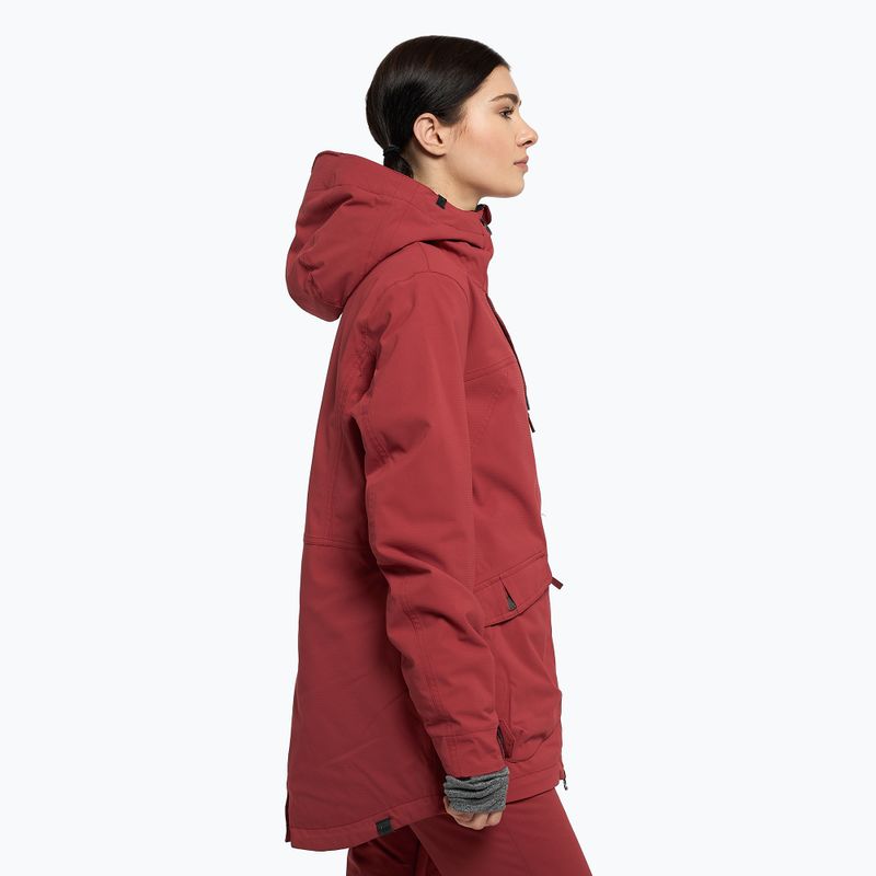 Kurtka snowboardowa damska ROXY Stated Warmlink brick red 3