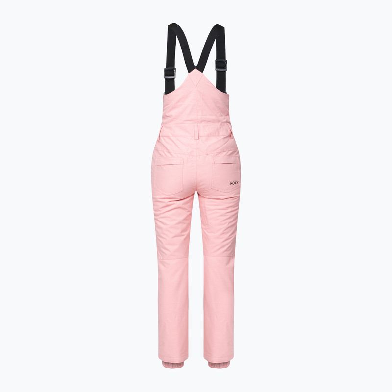 Spodnie snowboardowe dziecięce ROXY Non Stop Bib mellow rose 2