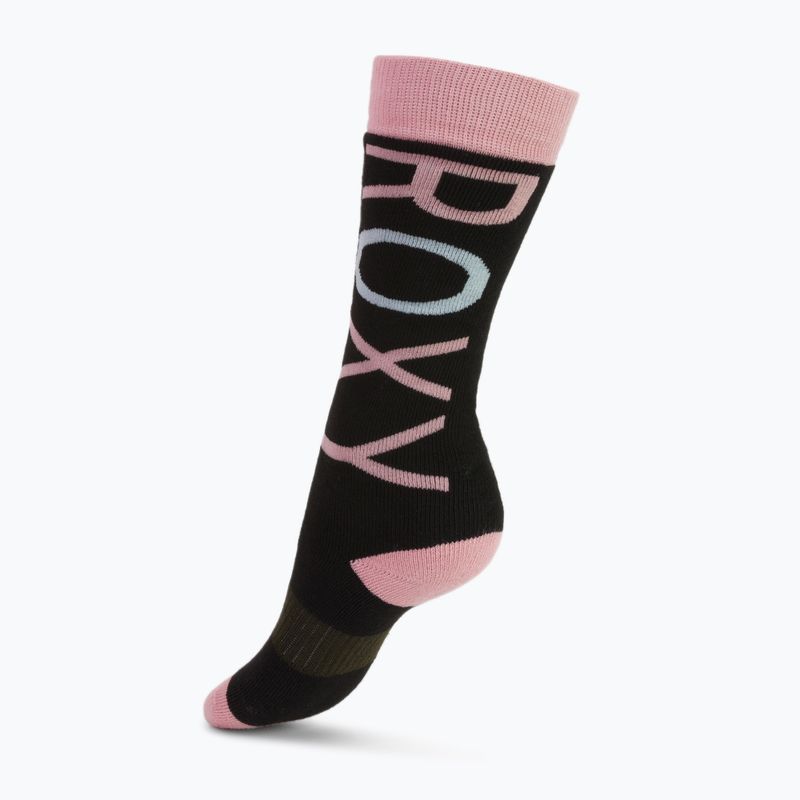 Skarpety snowboardowe dziecięce ROXY Frosty true black 2