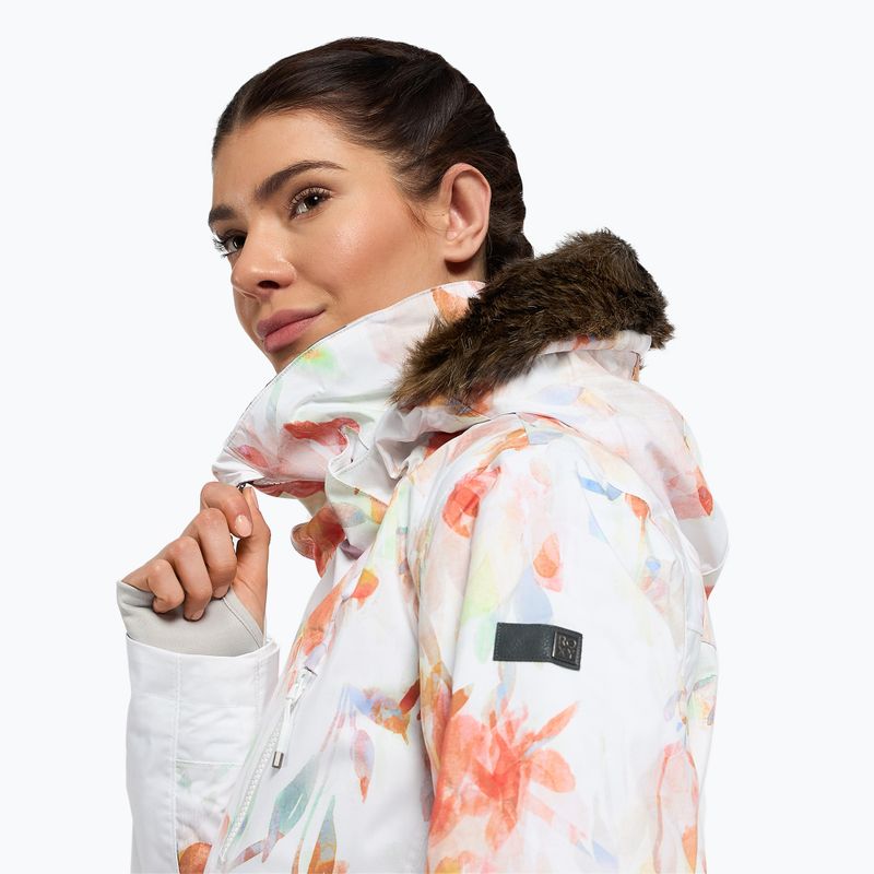 Kurtka snowboardowa damska ROXY Jet Ski Premium bright white tenderness 6