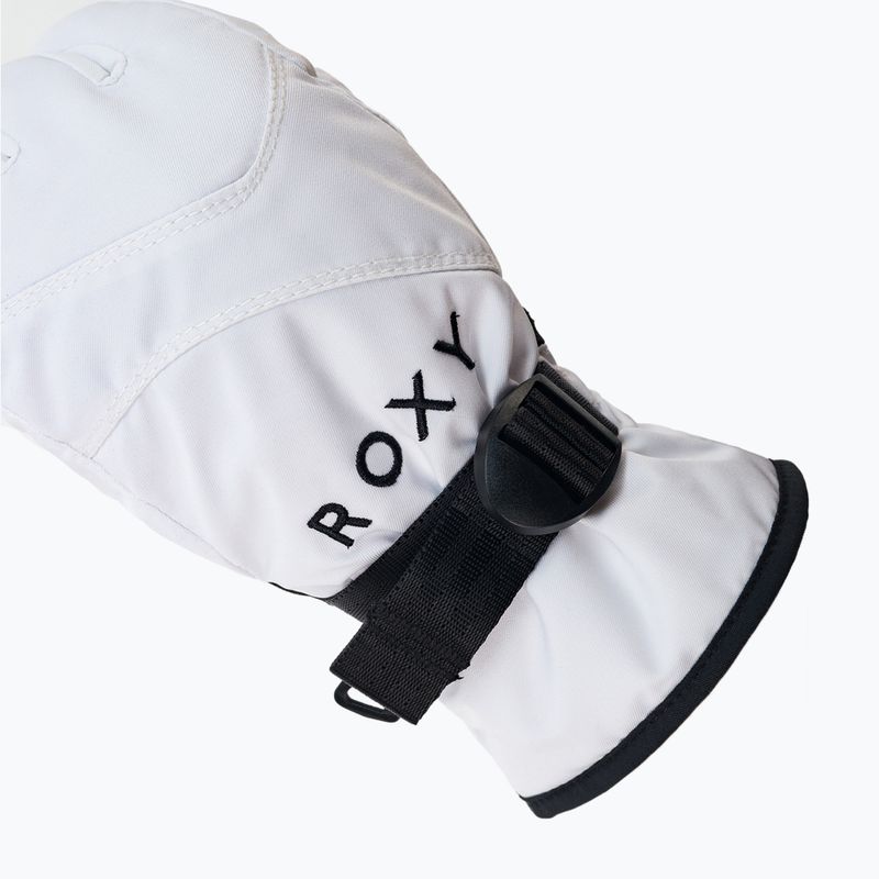 Rękawice snowboardowe damskie ROXY Jetty Solid bright white 4