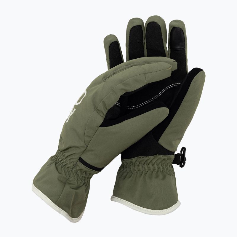 Rękawice snowboardowe damskie ROXY Freshfields deep lichen green