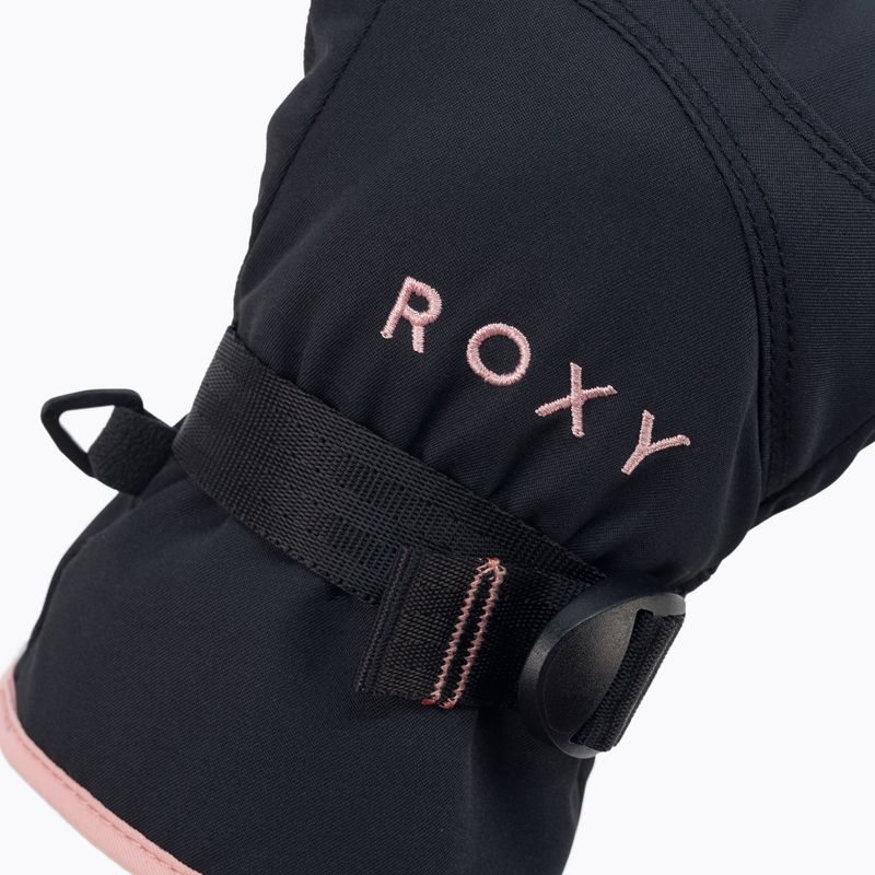 Rękawice snowboardowe dziecięce ROXY Jetty Solid true black 4