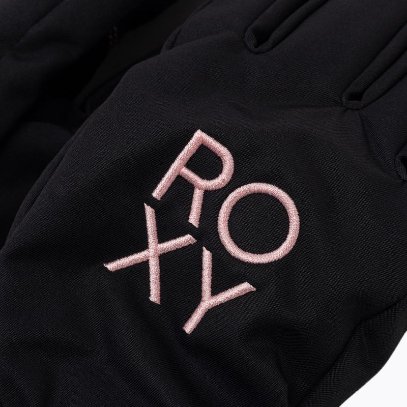 Rękawice snowboardowe dziecięce ROXY Freshfields true black 4