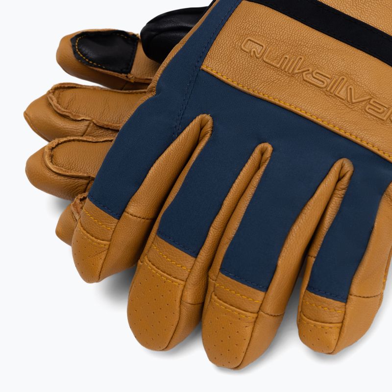 Rękawice snowboardowe Quiksilver Squad buckthorn brown 4