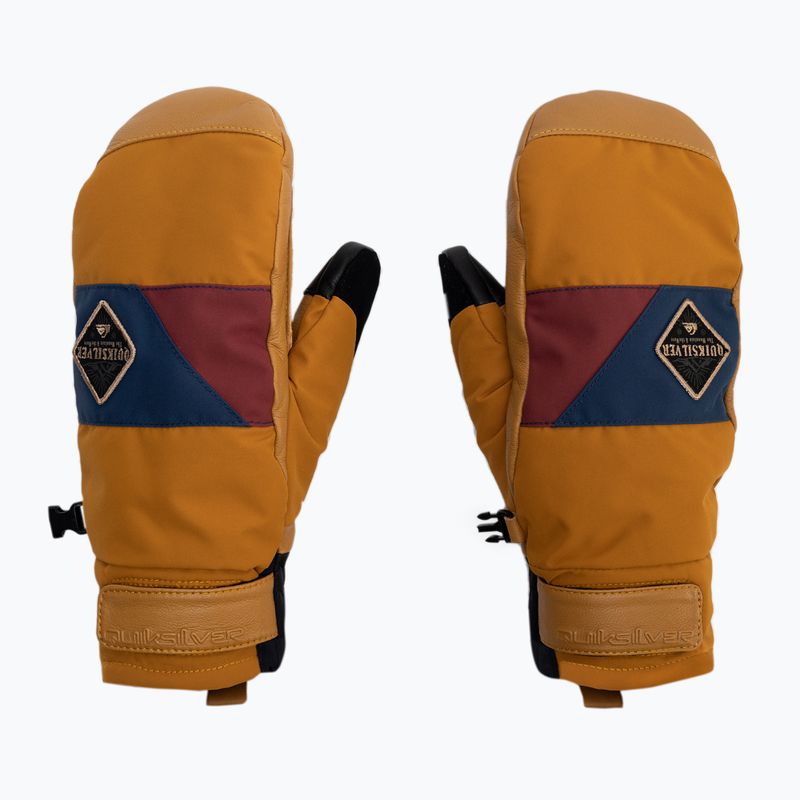Rękawice snowboardowe Quiksilver Squad Mitt buckthorn brown 3