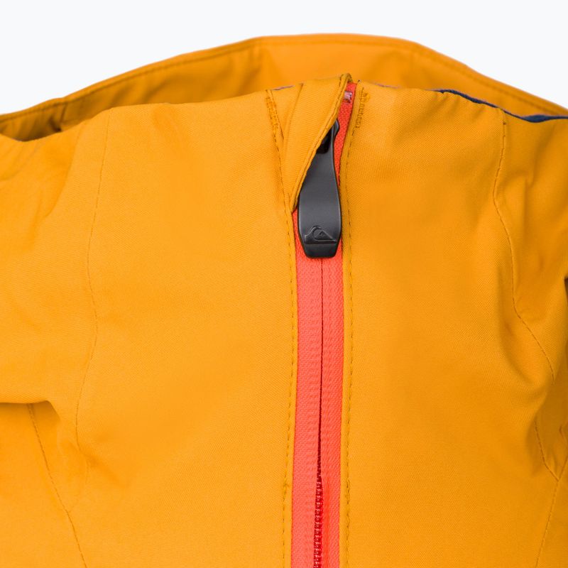Kurtka snowboardowa dziecięca Quiksilver Kai Jones Ambition buckthorn brown 4