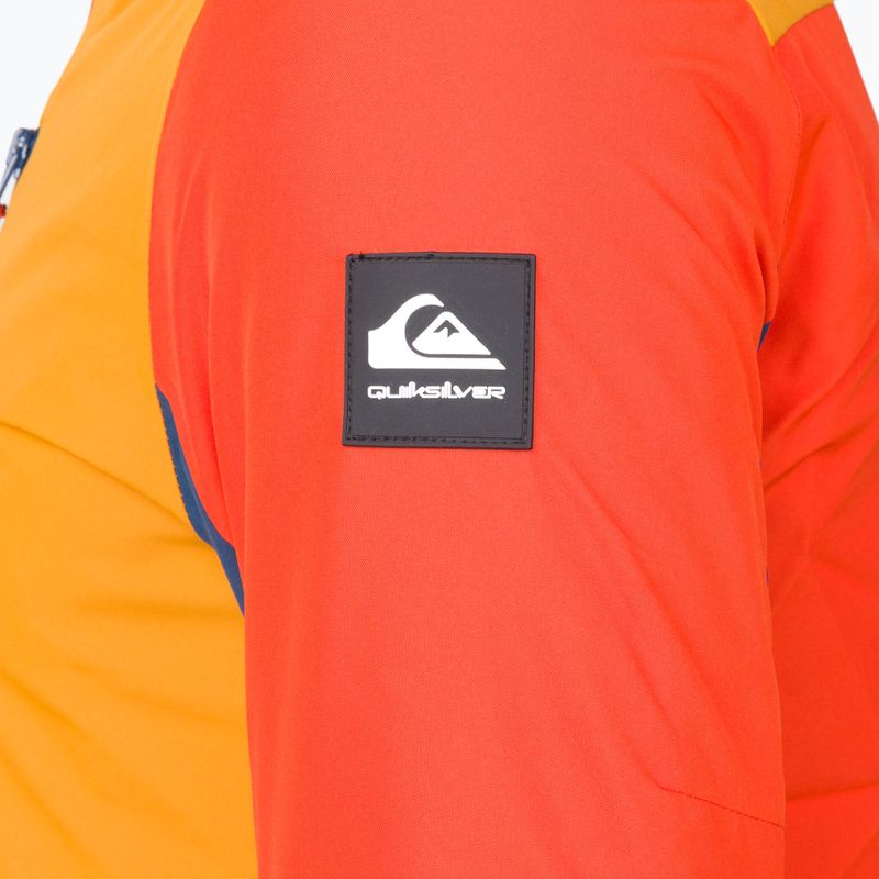 Kurtka snowboardowa dziecięca Quiksilver Kai Jones Ambition buckthorn brown 6
