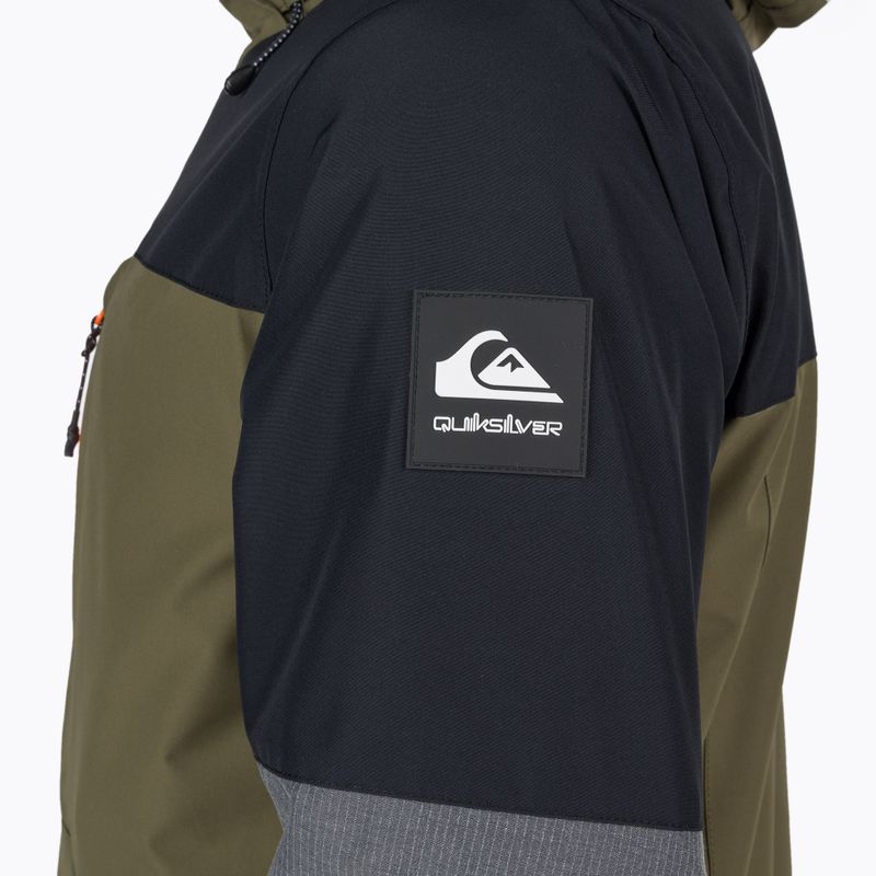 Kurtka snowboardowa męska Quiksilver Mission Plus grape leaf 4