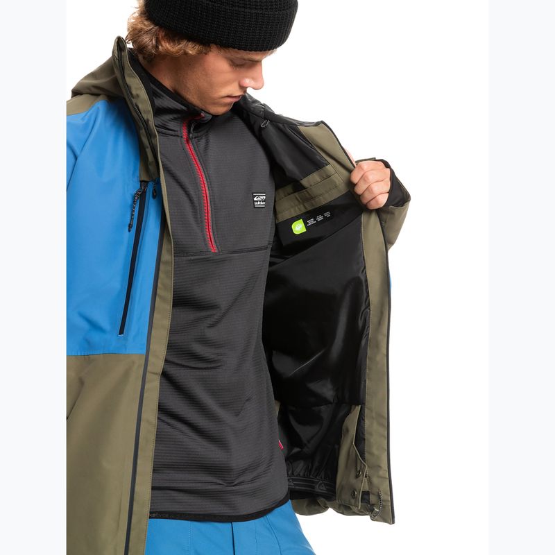 Kurtka snowboardowa męska Quiksilver Muldrow grape leaf 5
