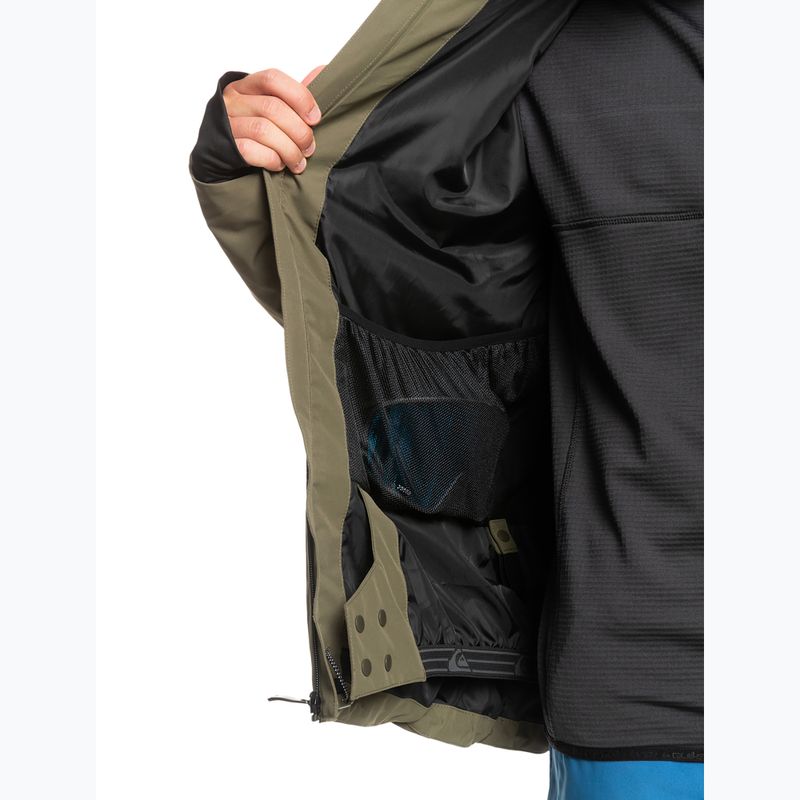 Kurtka snowboardowa męska Quiksilver Muldrow grape leaf 6
