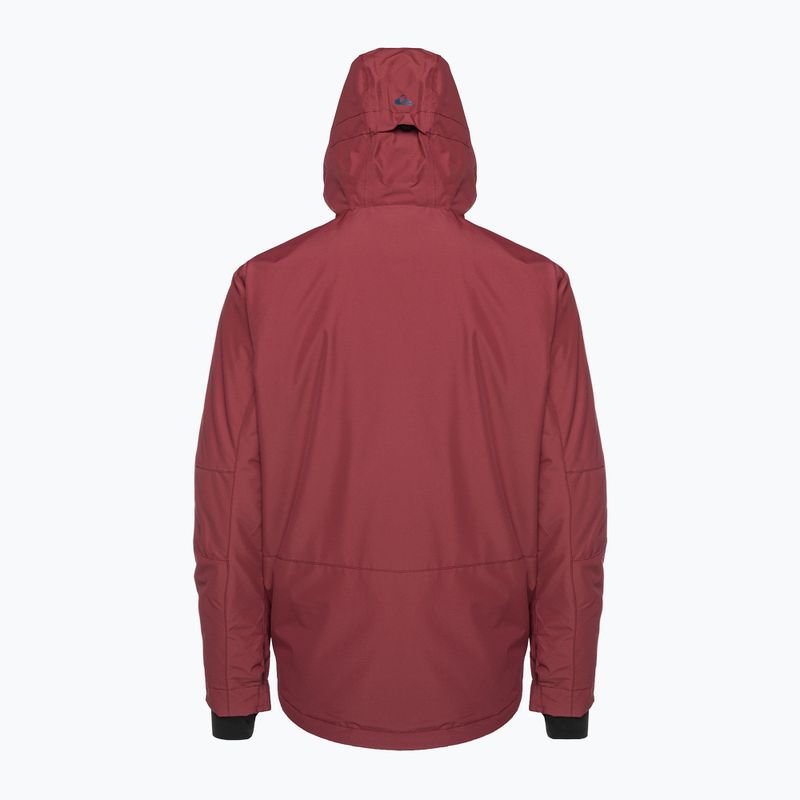 Kurtka snowboardowa męska Quiksilver Mission Solid ruby wine 2