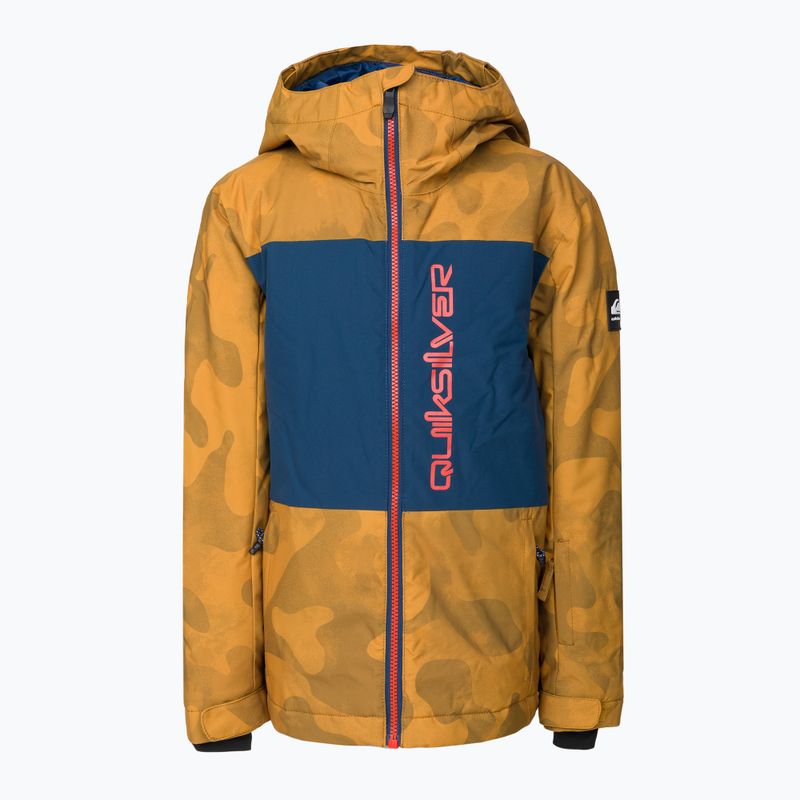 Kurtka snowboardowa dziecięca Quiksilver Side Hit fade out camo