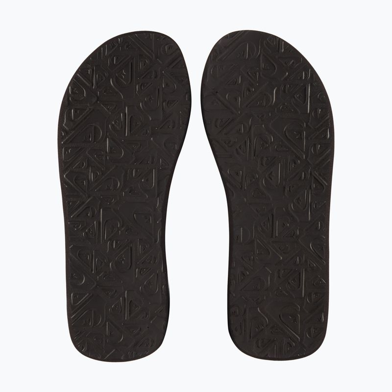 Japonki męskie Quiksilver Molokai Layback Textured brown/brown/green 13