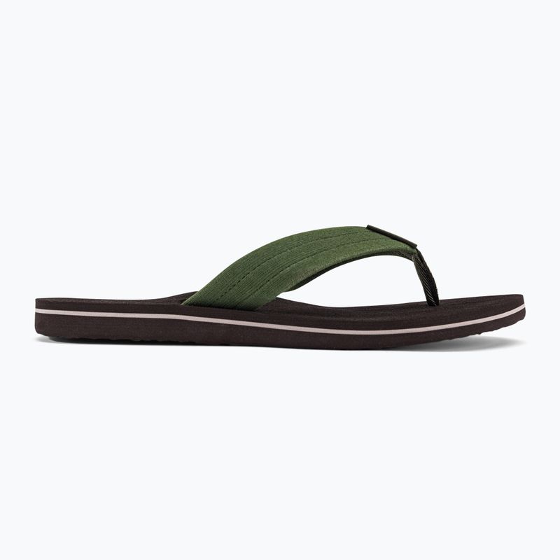 Japonki męskie Quiksilver Molokai Layback Textured brown/brown/green 2