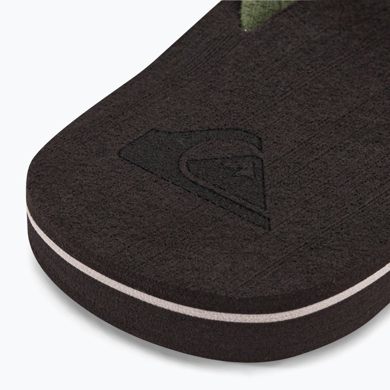 Japonki męskie Quiksilver Molokai Layback Textured brown/brown/green 8