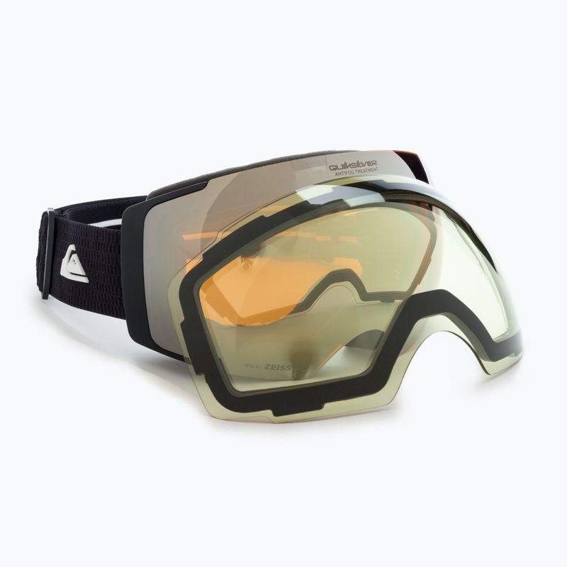 Gogle snowboardowe Quiksilver Greenwood black/clux ml silver