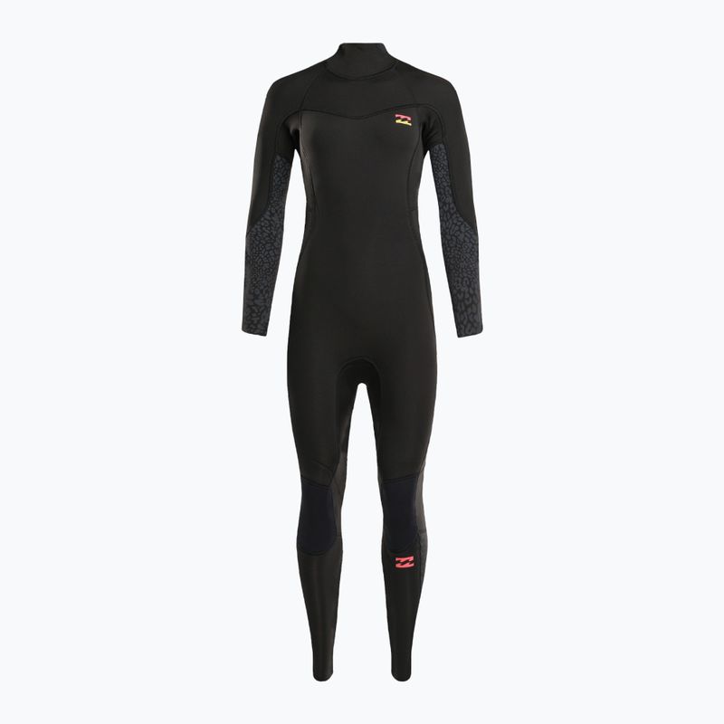 Pianka do pływania damska Billabong 3/2 mm Synergy Back Zip wild black 2