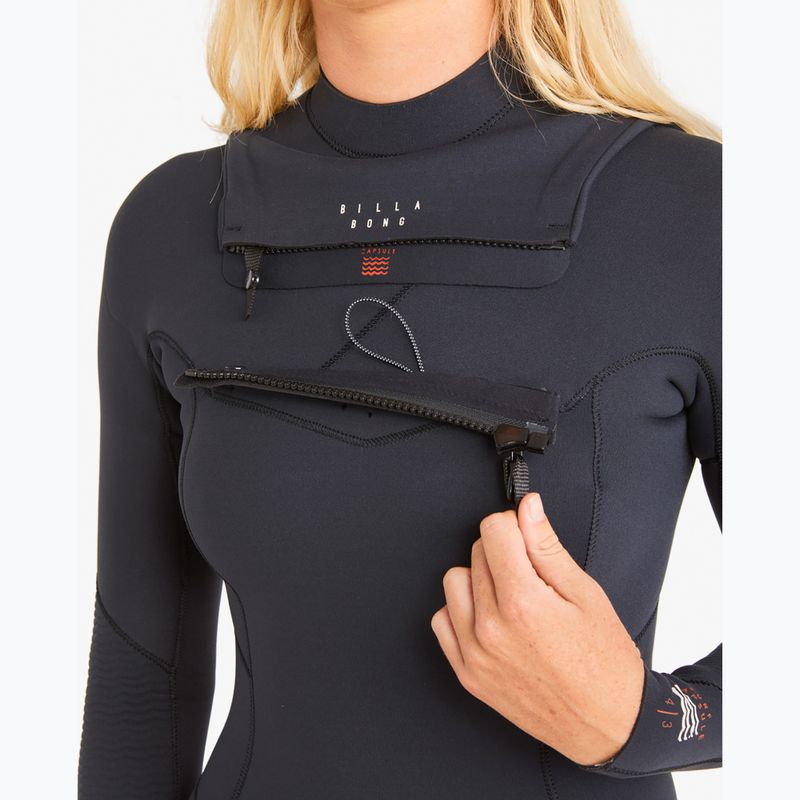Pianka do pływania damska Billabong 4/3 mm Salty Dayz Chest Zip black 6