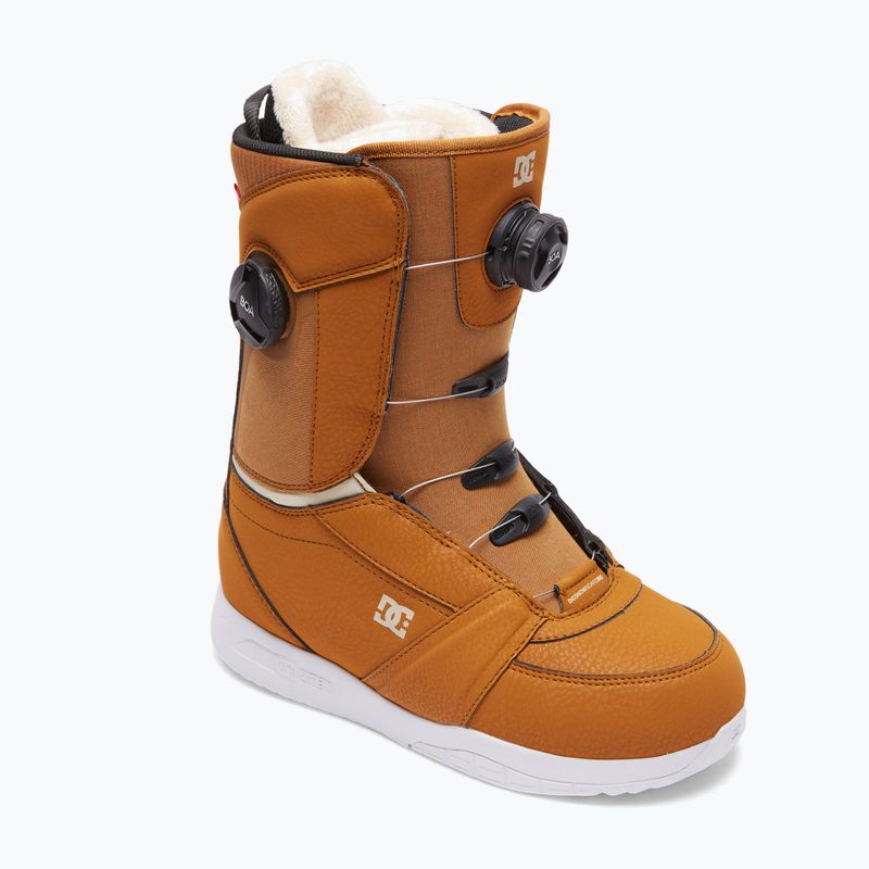 Buty snowboardowe damskie DC Lotus W choco brown/off white 10
