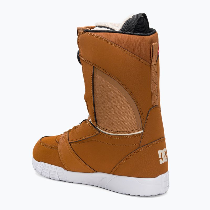 Buty snowboardowe damskie DC Lotus W choco brown/off white 2