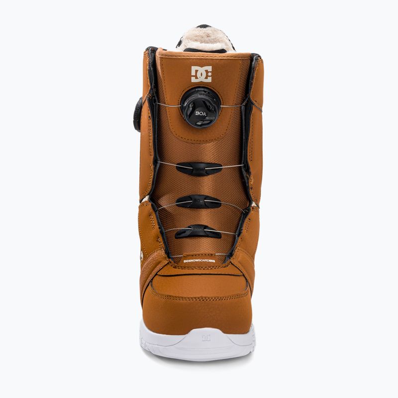 Buty snowboardowe damskie DC Lotus W choco brown/off white 3