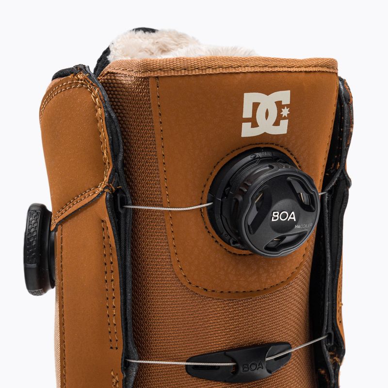 Buty snowboardowe damskie DC Lotus W choco brown/off white 6