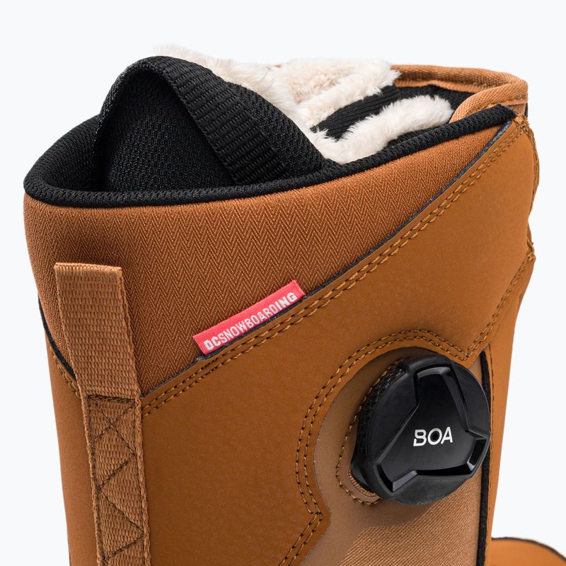 Buty snowboardowe damskie DC Lotus W choco brown/off white 8
