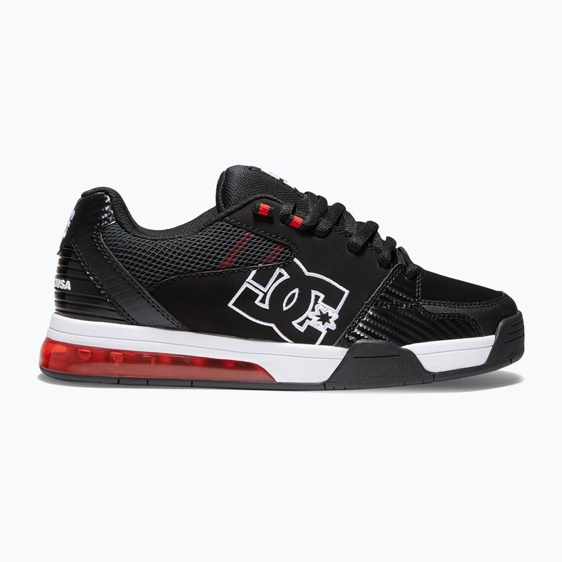 Buty męskie DC Versatile black / white / athletic red 9