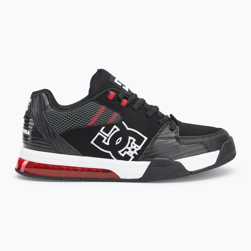 Buty męskie DC Versatile black / white / athletic red 2