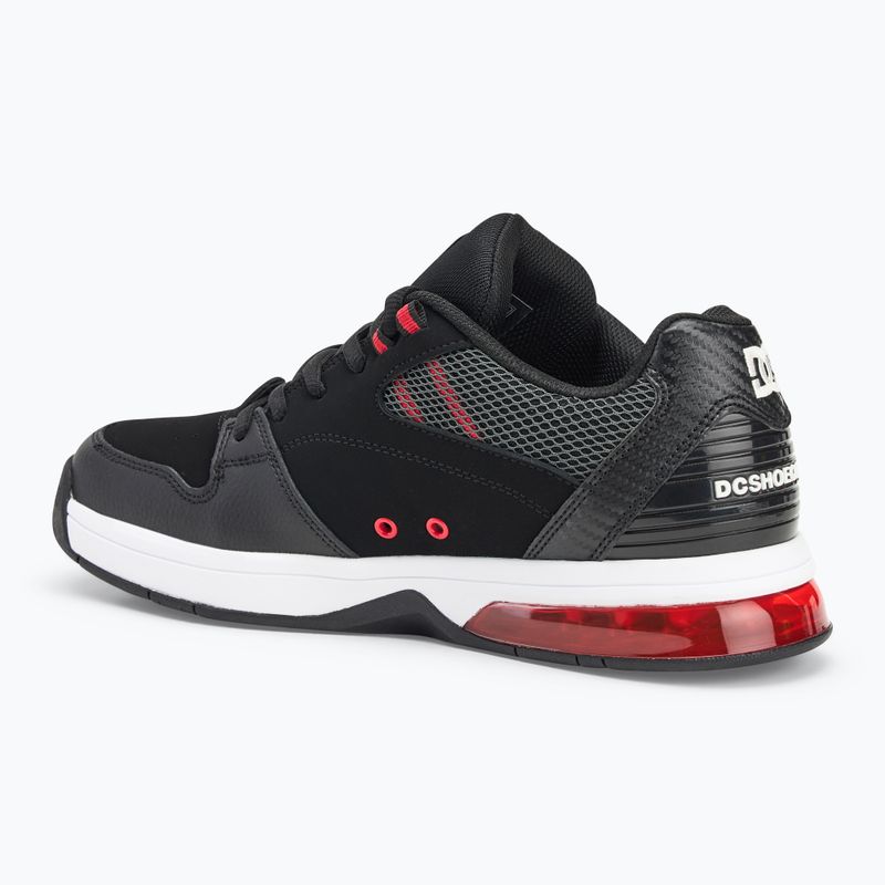 Buty męskie DC Versatile black / white / athletic red 3