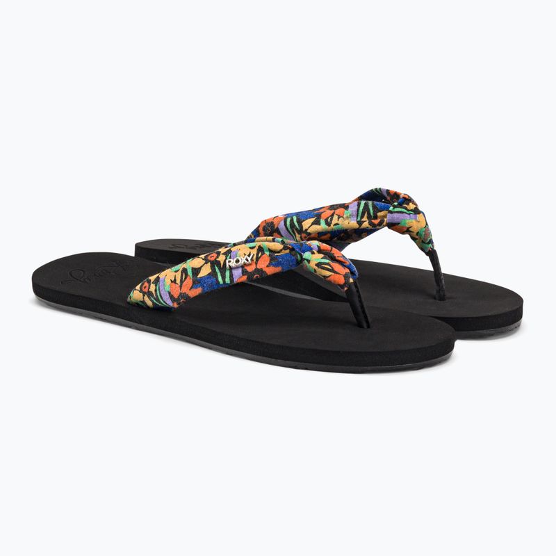Japonki damskie ROXY Paia IV black print 4