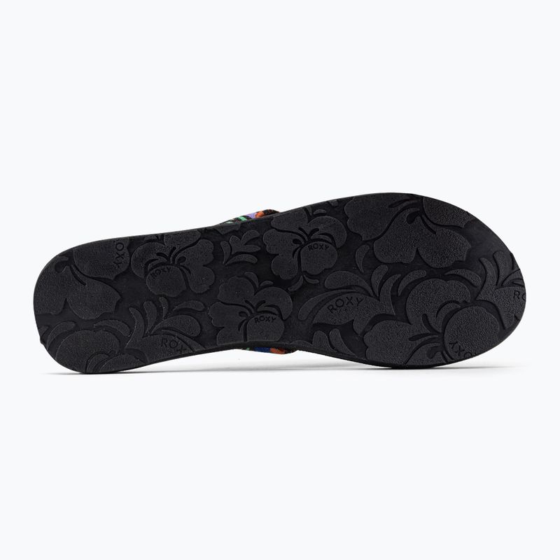 Japonki damskie ROXY Paia IV black print 5