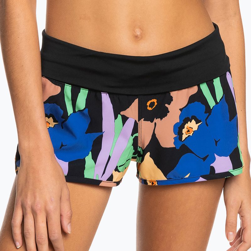Szorty kąpielowe damskie ROXY Endless Summer Printed 2" anthracite flower jammin 2