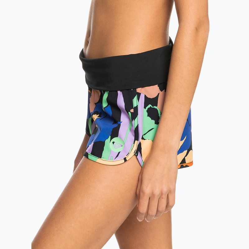Szorty kąpielowe damskie ROXY Endless Summer Printed 2" anthracite flower jammin 3