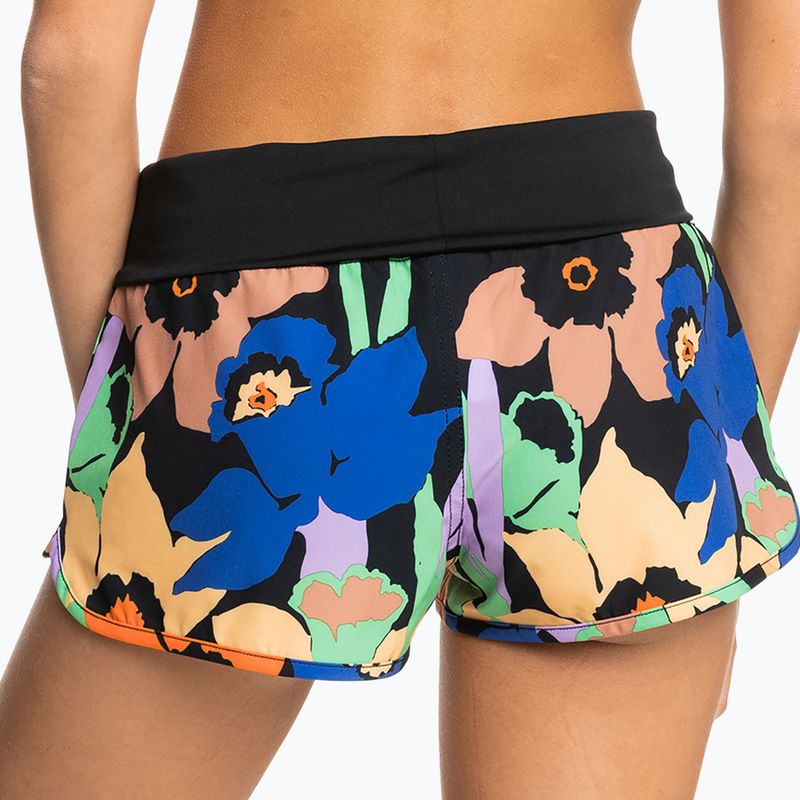 Szorty kąpielowe damskie ROXY Endless Summer Printed 2" anthracite flower jammin 4