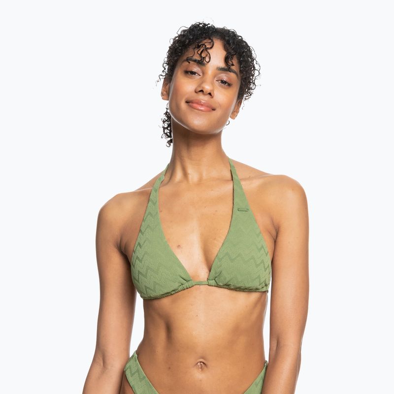 Góra od stroju kąpielowego ROXY Current Coolness Elongated Triangle loden green 4