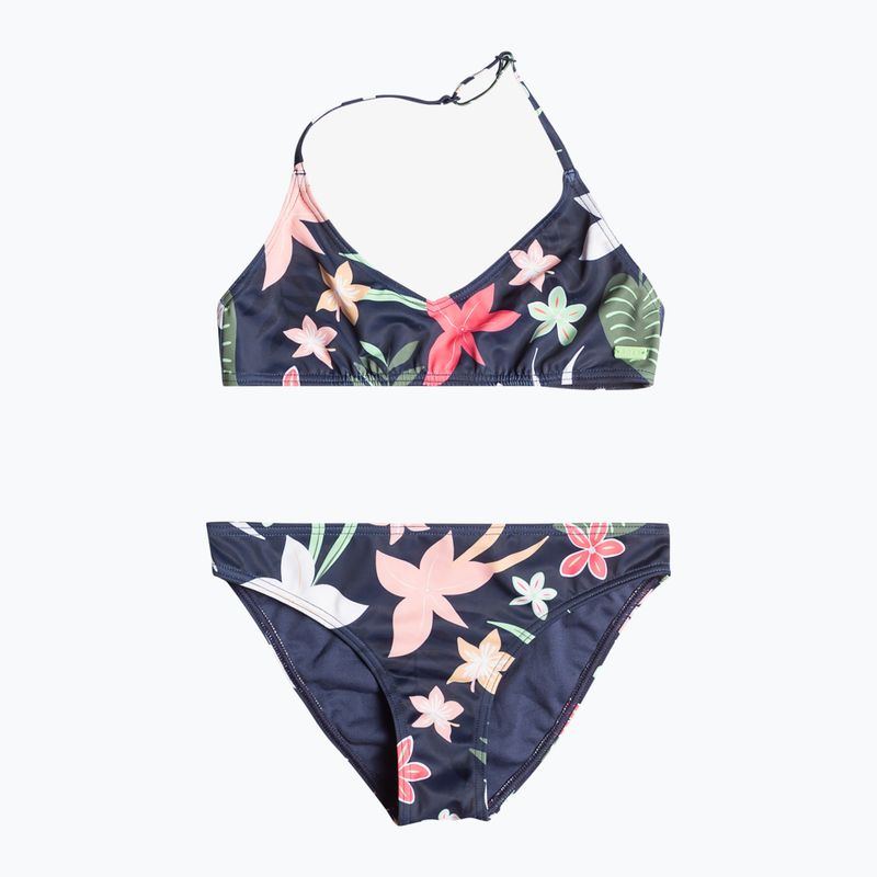 Strój kąpielowy dwuczęściowy dziecięcy ROXY Vacay For Life Triangle Bra Set mood indigo alma swim