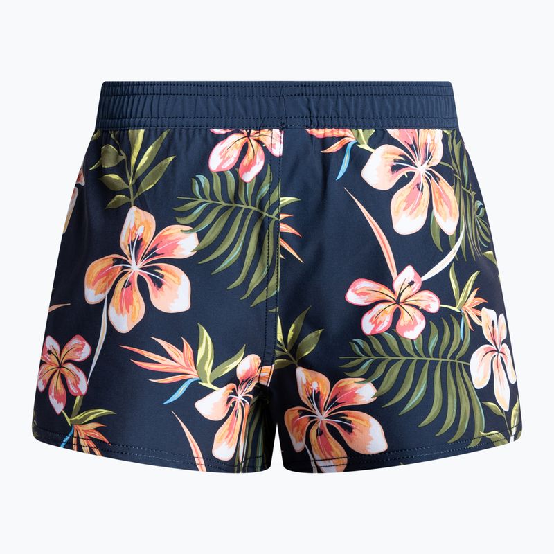 Szorty kąpielowe damskie ROXY Into The Sun Printed 2" mood indigo tropical depht 2