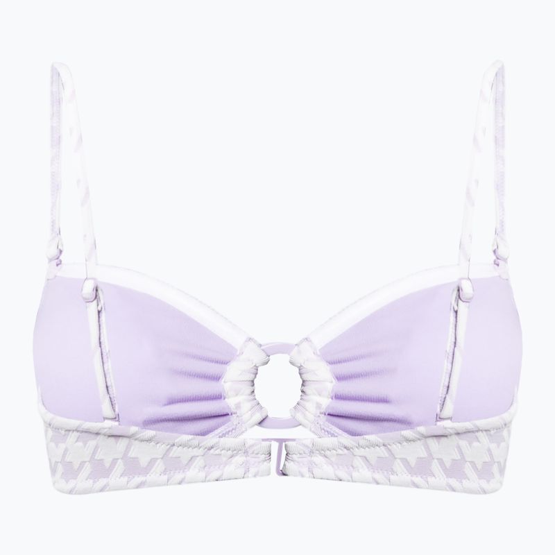 Góra od stroju kąpielowego ROXY Check It Bandeau purple rose 2