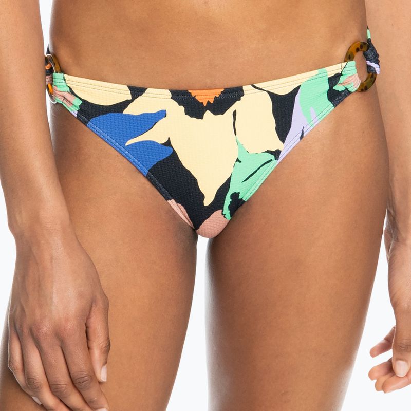 Dół od stroju kąpielowego ROXY Color Jam anthracite flower jammin 5