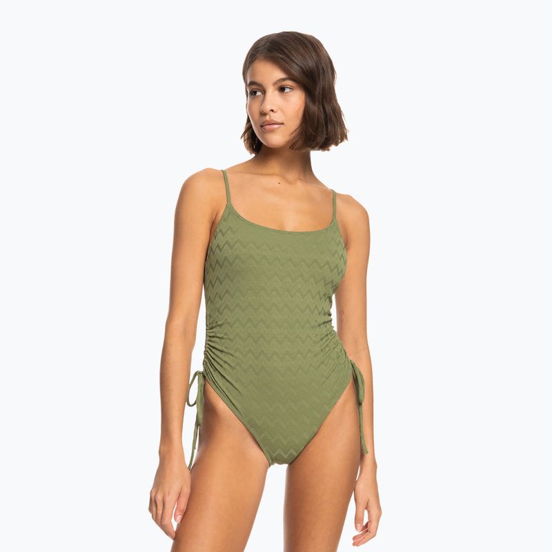 Strój kąpielowy jednoczęściowy damski ROXY Current Coolness loden green 4