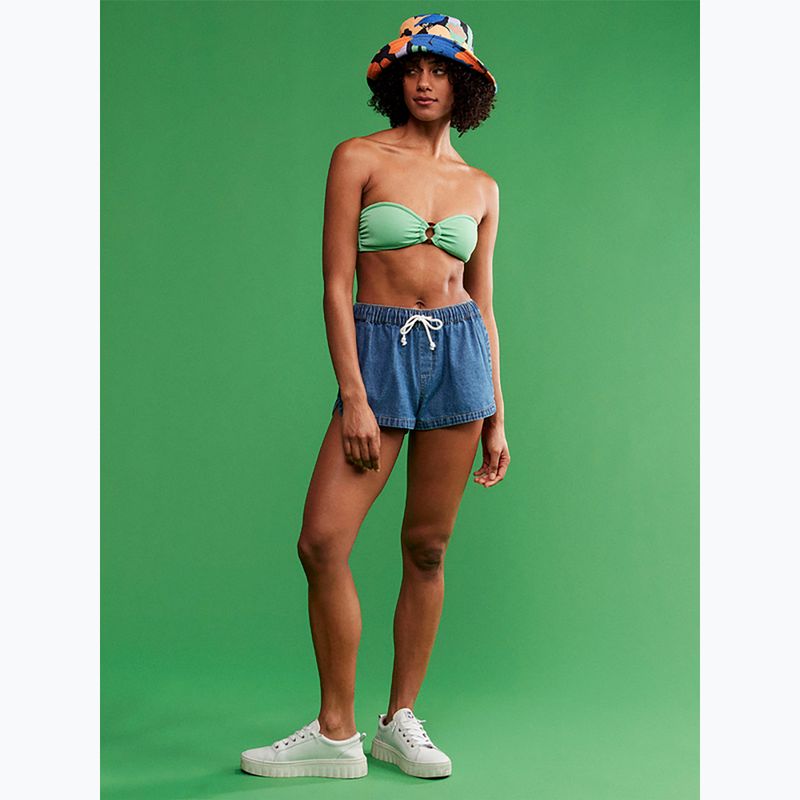 Góra od stroju kąpielowego ROXY Color Jam Bandeau absinthe green 11