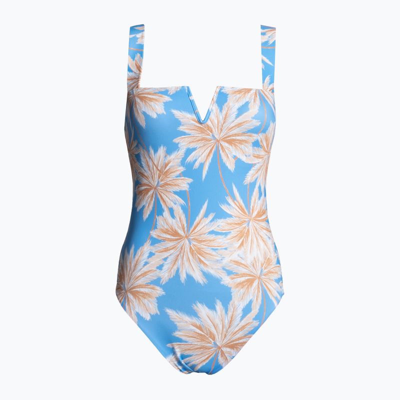 Strój kąpielowy jednoczęściowy damski ROXY Love The Coco V D-Cup azure blue palm island